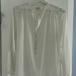 White shear shirt
